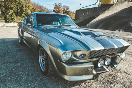 voiture bleue